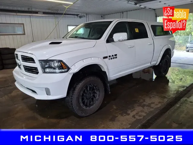 White 2016 Ram 1500 Sport for sale in Michigan Center, MI