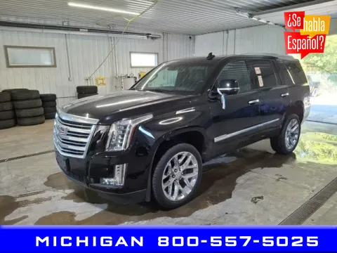 Black 2016 Cadillac Escalade Platinum Edition for sale in Michigan Center, MI