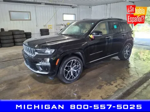 Black 2022 Jeep Grand Cherokee Summit for sale in Michigan Center, MI