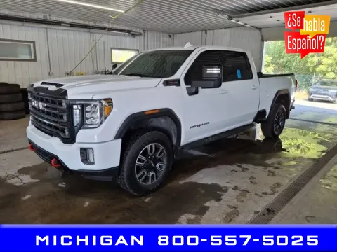 White 2022 GMC Sierra 2500HD AT4 for sale in Michigan Center, MI