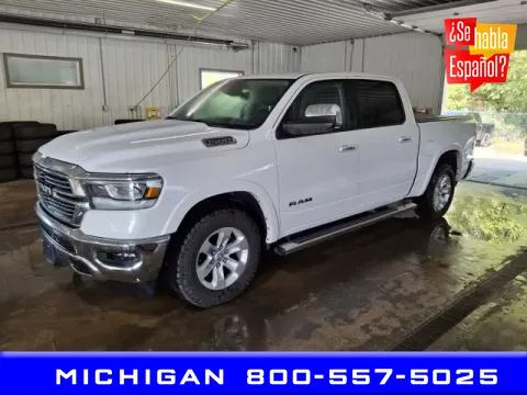 White 2022 Ram 1500 Laramie for sale in Michigan Center, MI
