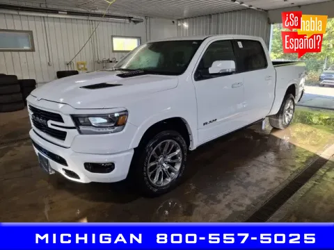 White 2022 Ram 1500 Laramie for sale in Michigan Center, MI
