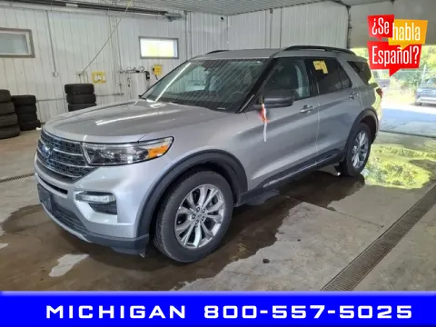 Silver 2023 Ford Explorer XLT for sale in Michigan Center, MI