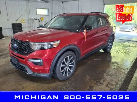 Red 2020 Ford Explorer ST for sale in Michigan Center, MI