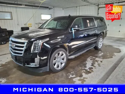 Black 2018 Cadillac Escalade ESV Premium for sale in Michigan Center, MI