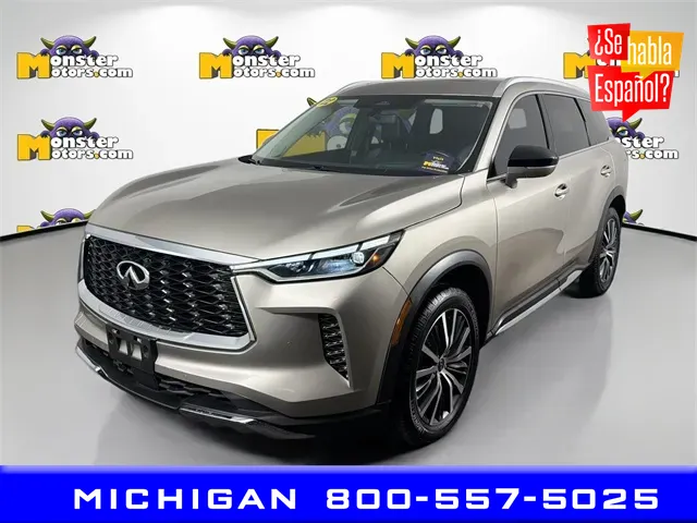 Brown 2022 INFINITI QX60 Sensory for sale in Michigan Center, MI