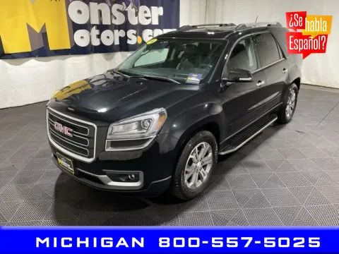 Black 2014 GMC Acadia SLT-2 for sale in Michigan Center, MI