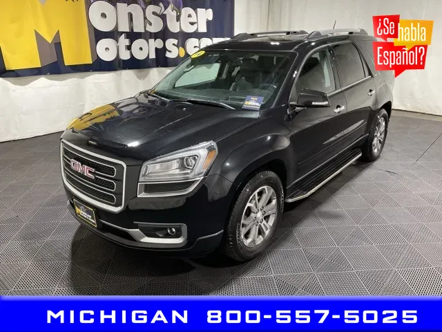Black 2014 GMC Acadia SLT-2 for sale in Michigan Center, MI