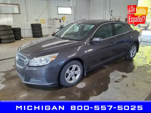 Gray 2013 Chevrolet Malibu LT for sale in Michigan Center, MI