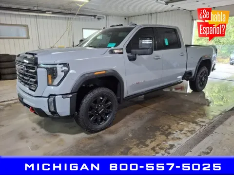 Gray 2024 GMC Sierra 2500HD AT4 for sale in Michigan Center, MI