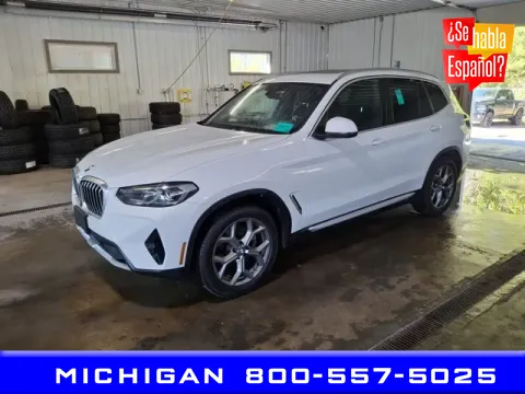 White 2024 BMW X3 xDrive30i for sale in Michigan Center, MI