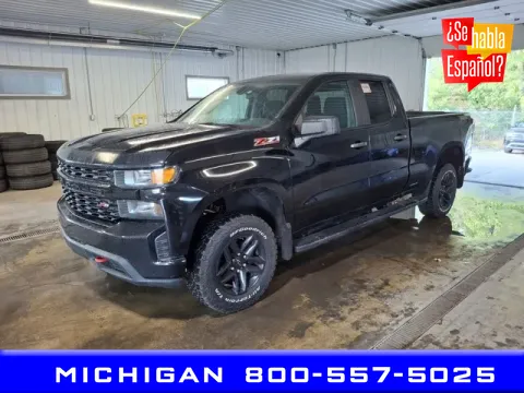 Black 2020 Chevrolet Silverado 1500 Custom Trail Boss for sale in Michigan Center, MI