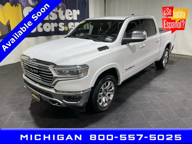 White 2022 Ram 1500 Laramie Longhorn for sale in Michigan Center, MI