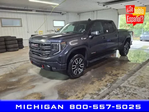 Gray 2022 GMC Sierra 1500 AT4 for sale in Michigan Center, MI