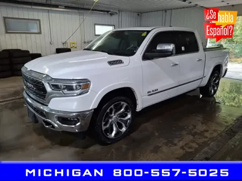 White 2022 Ram 1500 Limited for sale in Michigan Center, MI