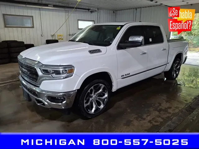 White 2022 Ram 1500 Limited for sale in Michigan Center, MI