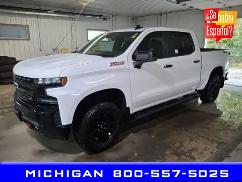 White 2022 Chevrolet Silverado 1500 LTD LT Trail Boss for sale in Michigan Center, MI