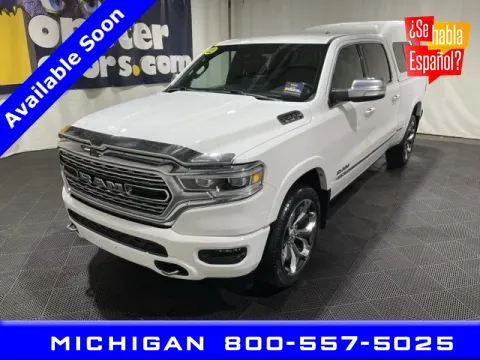 White 2022 Ram 1500 Limited for sale in Michigan Center, MI