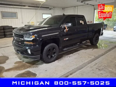 Black 2017 Chevrolet Silverado 1500 LT for sale in Michigan Center, MI