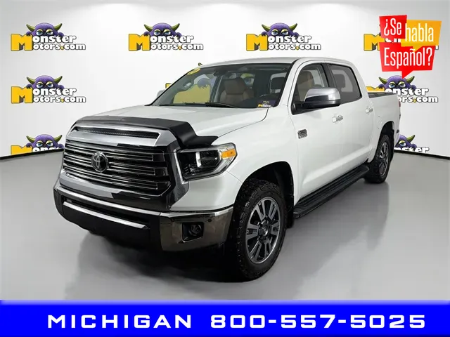 White 2021 Toyota Tundra 1794 for sale in Michigan Center, MI