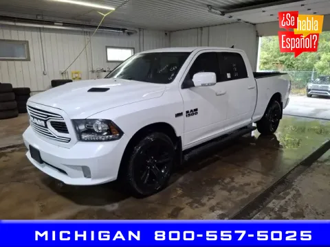 White 2018 Ram 1500 Sport for sale in Michigan Center, MI