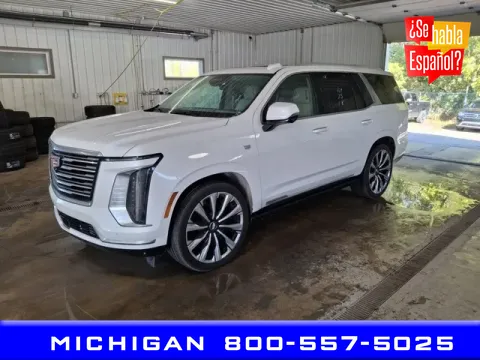 White 2025 Cadillac Escalade Premium Luxury Platinum for sale in Michigan Center, MI