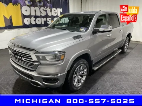 Silver 2019 Ram 1500 Laramie for sale in Michigan Center, MI