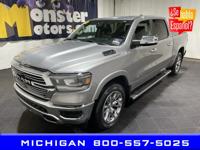 Silver 2019 Ram 1500 Laramie for sale in Michigan Center, MI