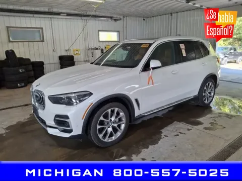 White 2022 BMW X5 xDrive40i for sale in Michigan Center, MI