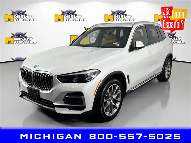 White 2022 BMW X5 xDrive40i for sale in Michigan Center, MI
