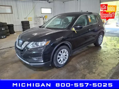 Black 2017 Nissan Rogue for sale in Michigan Center, MI