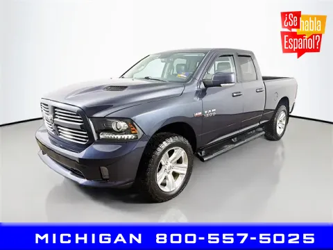 Blue 2017 Ram 1500 Sport for sale in Michigan Center, MI