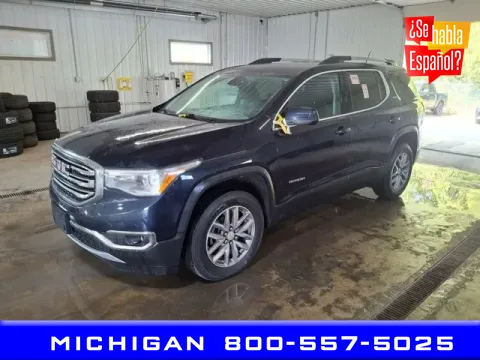 Blue 2017 GMC Acadia SLE-2 for sale in Michigan Center, MI