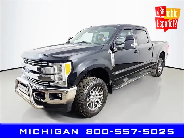 Black 2017 Ford F-250SD Lariat for sale in Michigan Center, MI
