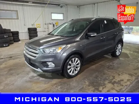 Gray 2017 Ford Escape Titanium for sale in Michigan Center, MI
