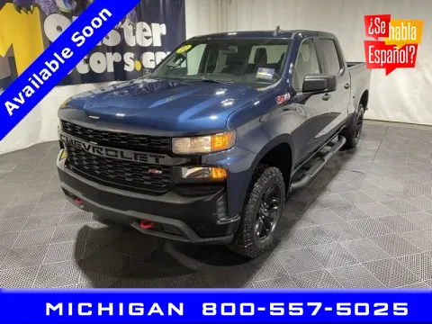 Blue 2022 Chevrolet Silverado 1500 LTD Custom Trail Boss for sale in Michigan Center, MI