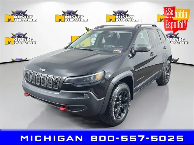 Black 2020 Jeep Cherokee Trailhawk for sale in Michigan Center, MI