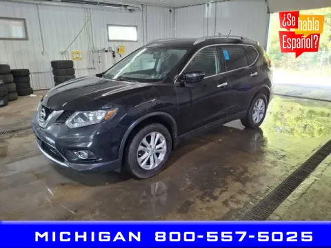 Black 2016 Nissan Rogue for sale in Michigan Center, MI