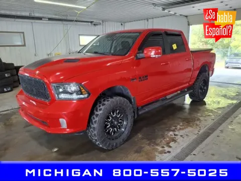 Red 2016 Ram 1500 Sport for sale in Michigan Center, MI