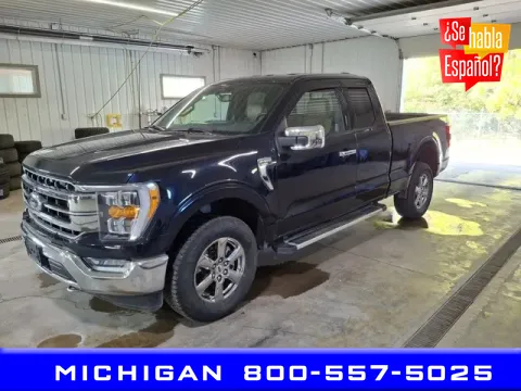 Blue 2022 Ford F-150 Lariat for sale in Michigan Center, MI