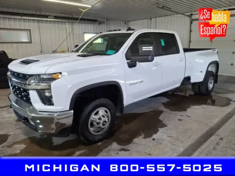 White 2021 Chevrolet Silverado 3500HD LT for sale in Michigan Center, MI