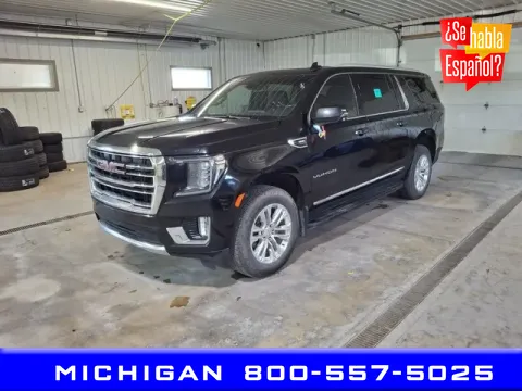 Black 2023 GMC Yukon XL SLT for sale in Michigan Center, MI