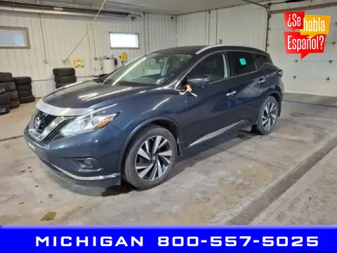 Blue 2018 Nissan Murano Platinum for sale in Michigan Center, MI