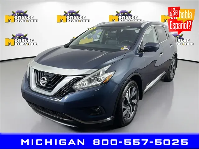 Blue 2018 Nissan Murano Platinum for sale in Michigan Center, MI