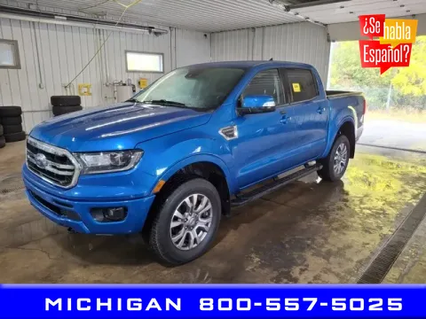 Blue 2021 Ford Ranger Lariat for sale in Michigan Center, MI