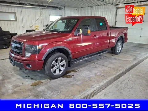 Red 2013 Ford F-150 King Ranch for sale in Michigan Center, MI