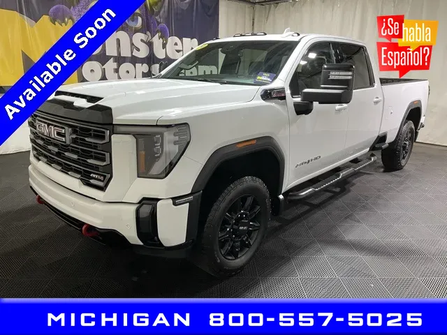 White 2024 GMC Sierra 2500HD AT4 for sale in Michigan Center, MI