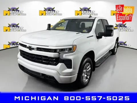 White 2024 Chevrolet Silverado 1500 RST for sale in Michigan Center, MI