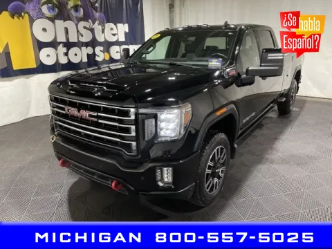 Black 2021 GMC Sierra 2500HD AT4 for sale in Michigan Center, MI
