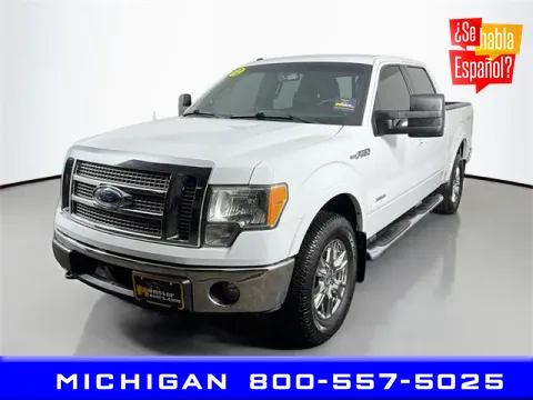 White 2012 Ford F-150 Lariat for sale in Michigan Center, MI
